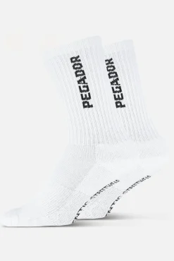 Pegador Socks|Socks|Certified Cross Logo Socks White Black