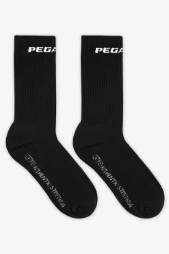 Pegador Socks|Socks|Certified Logo Socks Black White