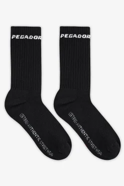 Pegador Socks|Socks|Certified Side Logo Socks Black White