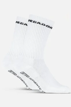 Pegador Socks|Socks|Certified Side Logo Socks White Black