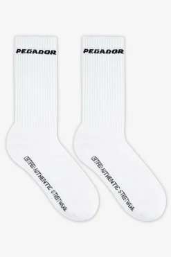 Pegador Socks|Socks|Certified Side Logo Socks White Black