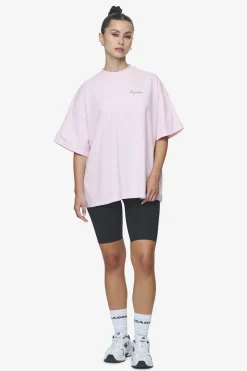 Pegador Tees|Chapi Heavy Oversized Tee Washed bubblegum