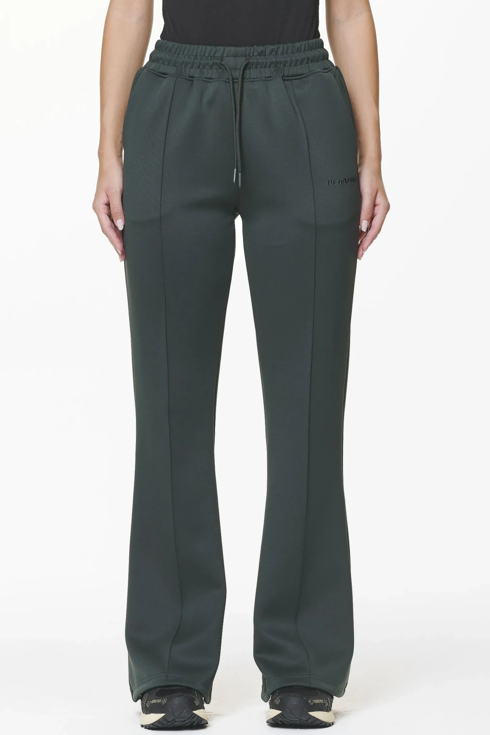 Pegador Pants|Clair Flared Track Pants Sage Green