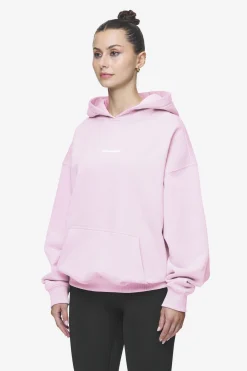 Pegador Hoodies|Clarita Logo Oversized Hoodie White Gum Washed bubblegum