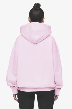 Pegador Hoodies|Clarita Logo Oversized Hoodie White Gum Washed bubblegum