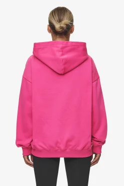 Pegador Hoodies|Clarita Logo Oversized Hoodie Washed Digital Pink White Gum