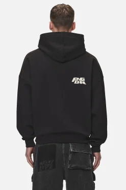 Pegador Hoodies|Clayson Boxy Hoodie Washed Black