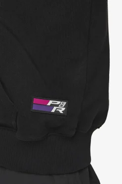 Pegador Hoodies|Zip Hoodies|Clayton Oversized Sweat Jacket Washed Black
