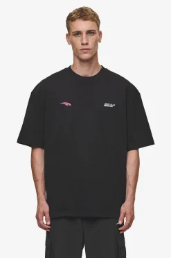 Pegador Tees|Clayton Oversized Tee Washed Black