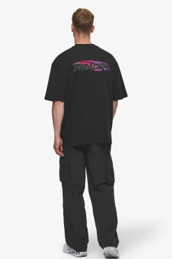Pegador Tees|Clayton Oversized Tee Washed Black
