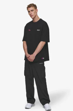 Pegador Tees|Clayton Oversized Tee Washed Black