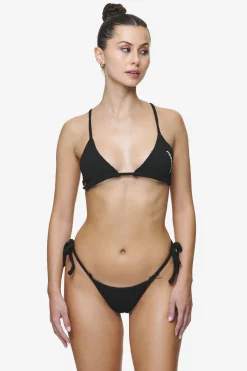 Pegador Underwear|Codina Drawstring Tie Side Bikini Panty Black
