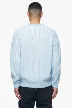 Pegador Sweaters|Cohen Crochet Cardigan Riviera Blue