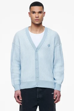 Pegador Sweaters|Cohen Crochet Cardigan Riviera Blue