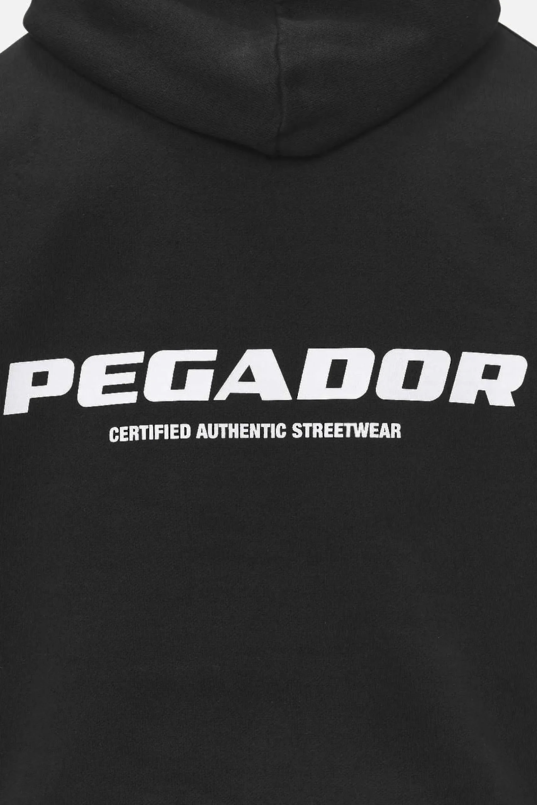 Pegador Hoodies|Colne Logo Oversized Hoodie Black