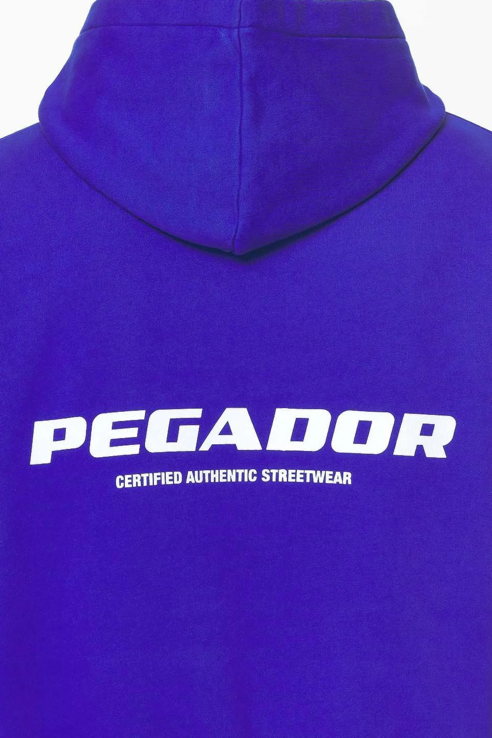 Pegador Hoodies|Colne Logo Oversized Hoodie Washed Endless Blue
