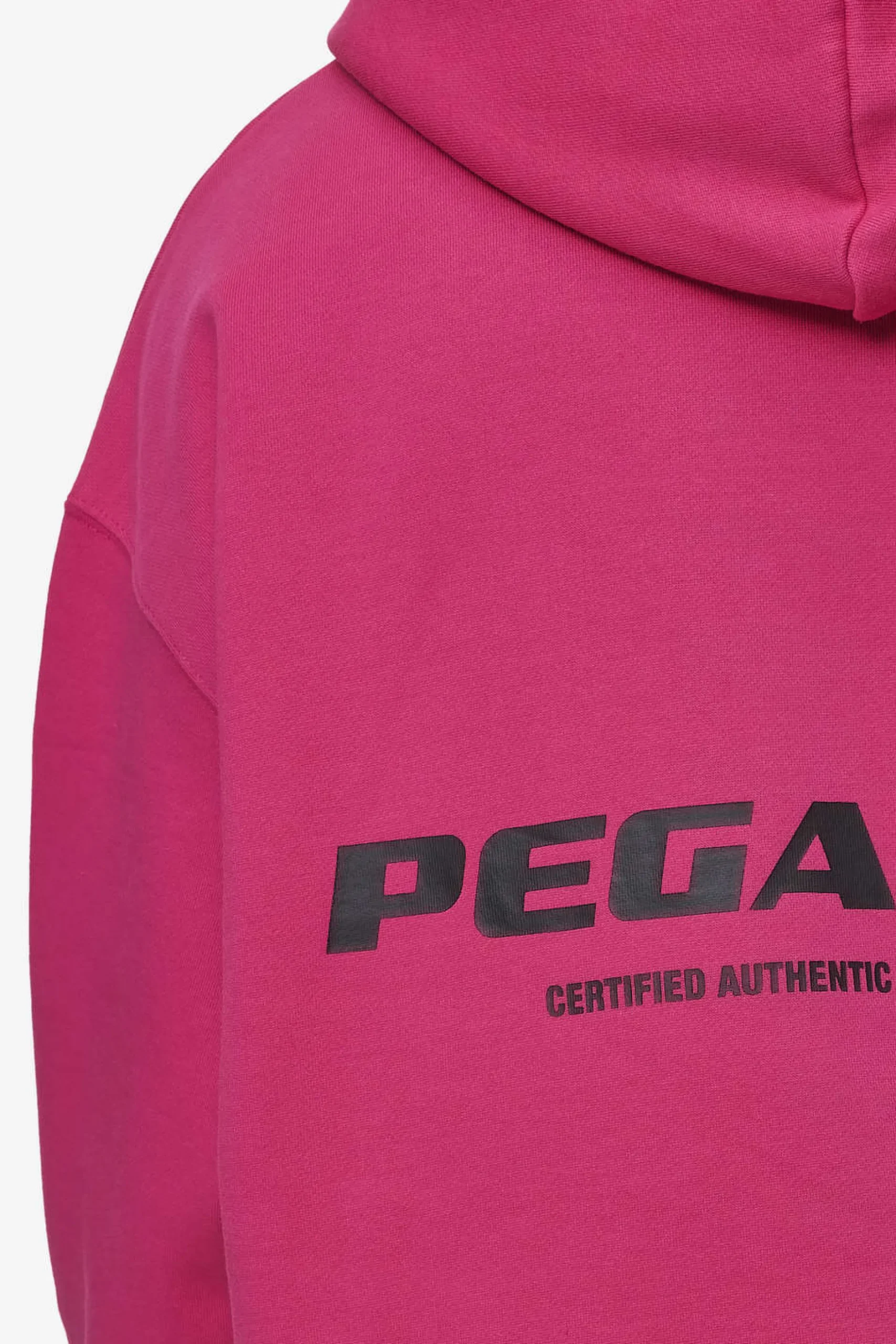 Pegador Hoodies|Colne Logo Oversized Hoodie Washed Virtual Pink Black