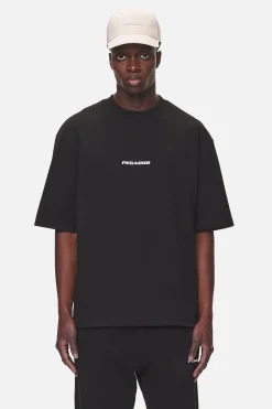 Pegador Tees|Colne Logo Oversized Tee Washed Black