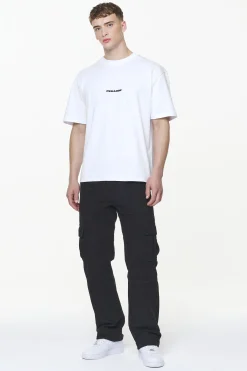 Pegador Tees|Colne Logo Oversized Tee White Gum