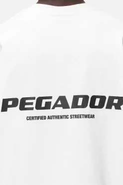 Pegador Tees|Colne Logo Oversized Tee White