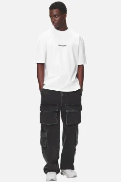 Pegador Tees|Colne Logo Oversized Tee White