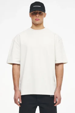 Pegador Tees|Colne Logo Oversized Tee Vintage Washed Angels Cream Gum