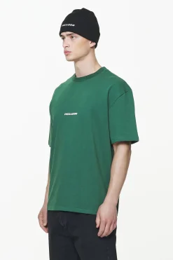 Pegador Tees|Colne Logo Oversized Tee Vintage Washed British Green Gum