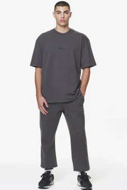 Pegador Tees|Colne Logo Oversized Tee Washed Volcano Grey