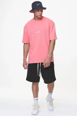 Pegador Tees|Colne Logo Oversized Tee Vintage Strawberry