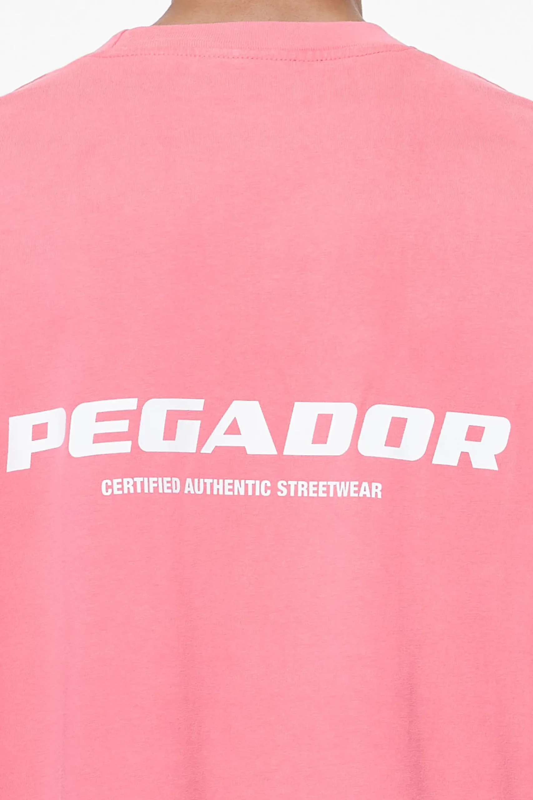 Pegador Tees|Colne Logo Oversized Tee Vintage Strawberry