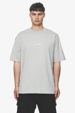 Pegador Tees|Colne Logo Oversized Tee Salty Cream Washed pearl grey