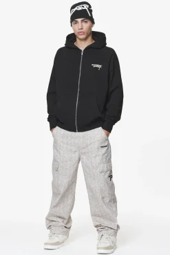 Pegador Hoodies|Zip Hoodies|Condor Raglan Sweat Jacket Black