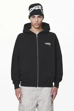 Pegador Hoodies|Zip Hoodies|Condor Raglan Sweat Jacket Black