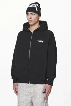Pegador Hoodies|Zip Hoodies|Condor Raglan Sweat Jacket Black