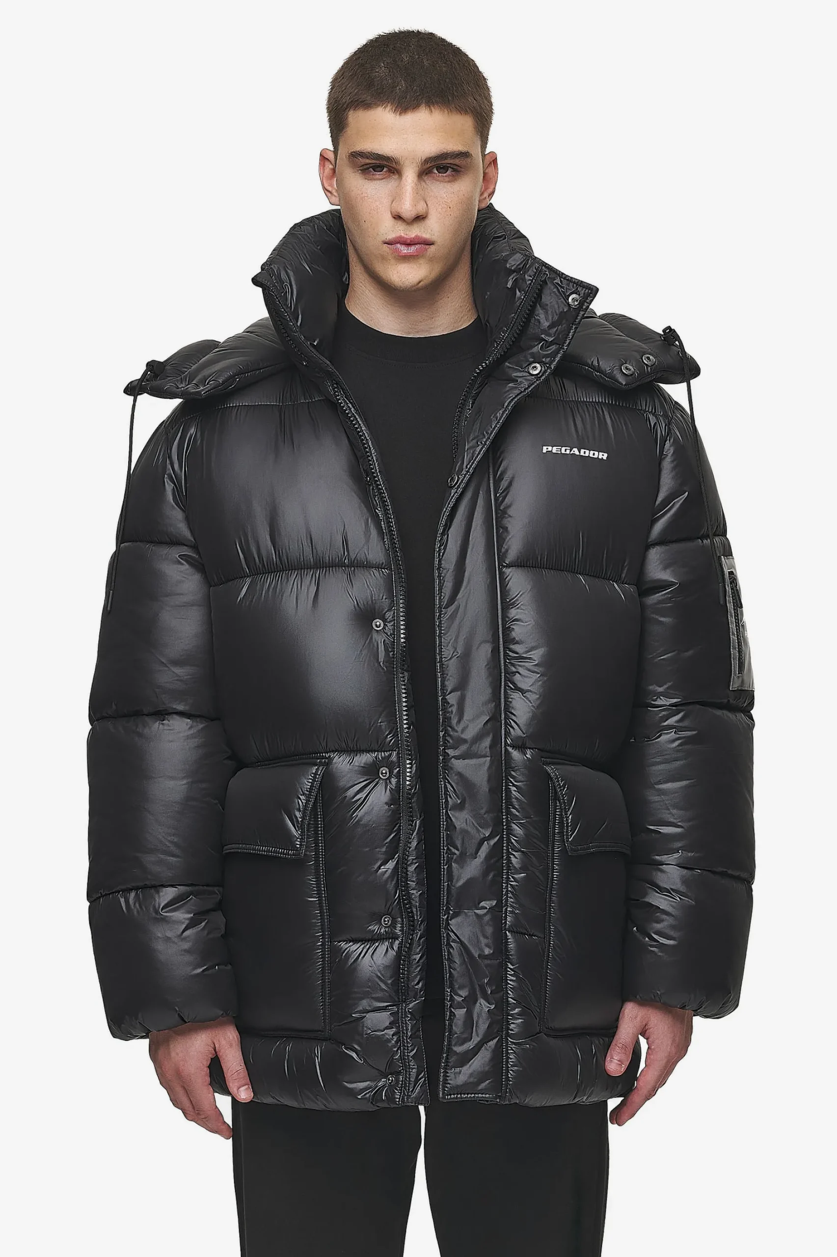 Pegador Jackets|Conell Puffer Parka Black