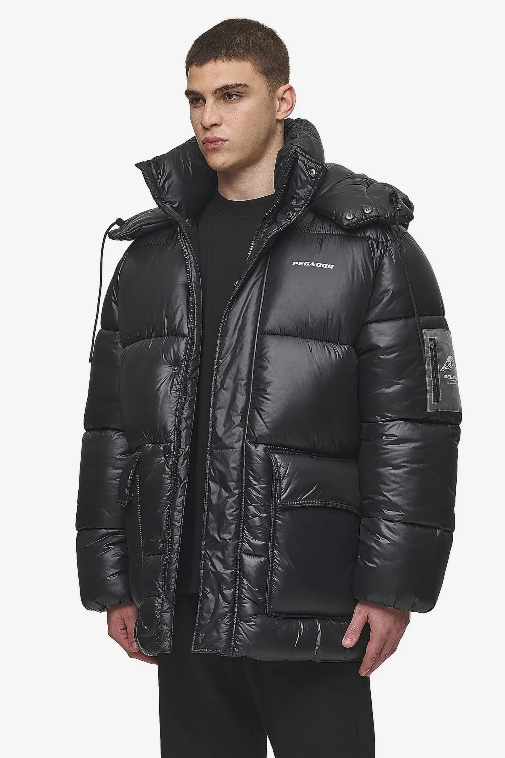 Pegador Jackets|Conell Puffer Parka Black