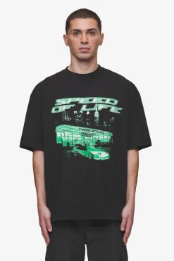Pegador Tees|Conner Oversized Tee Washed Black