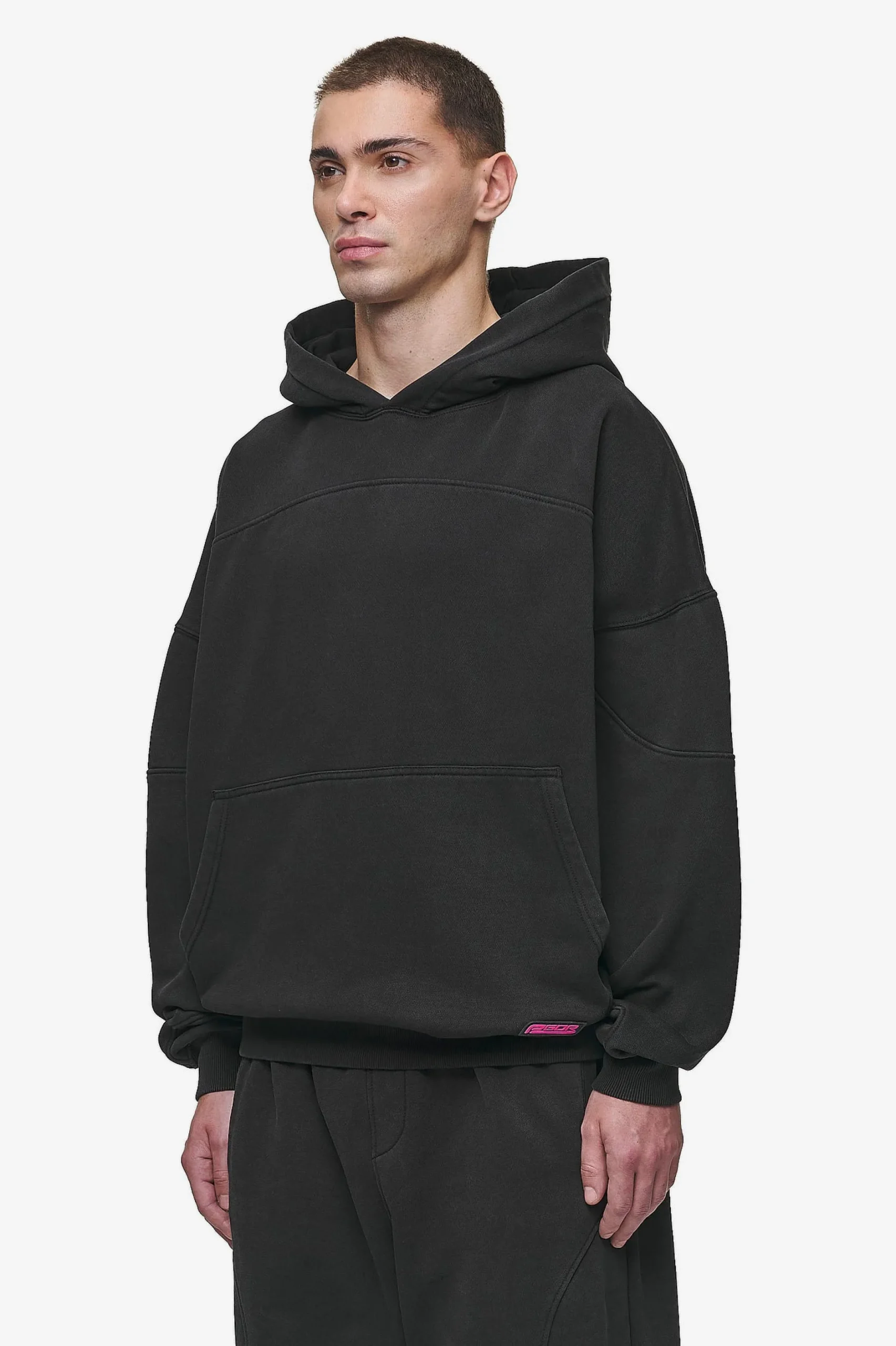 Pegador Hoodies|Conven Boxy Hoodie Vintage Black