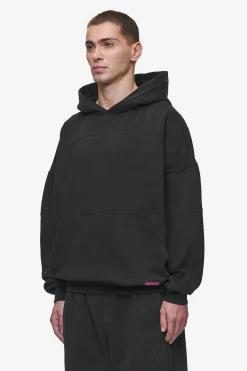 Pegador Hoodies|Conven Boxy Hoodie Vintage Black