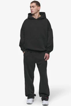 Pegador Pants & Joggers|Conven Loose Sweat Pants Vintage Black