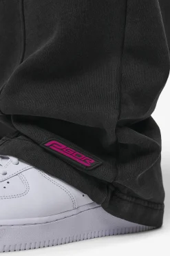 Pegador Pants & Joggers|Conven Loose Sweat Pants Vintage Black