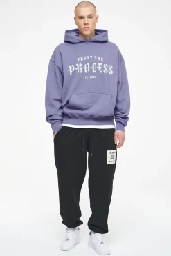 Pegador Hoodies|Cordova Oversized Hoodie Vintage Washed Magic Violet