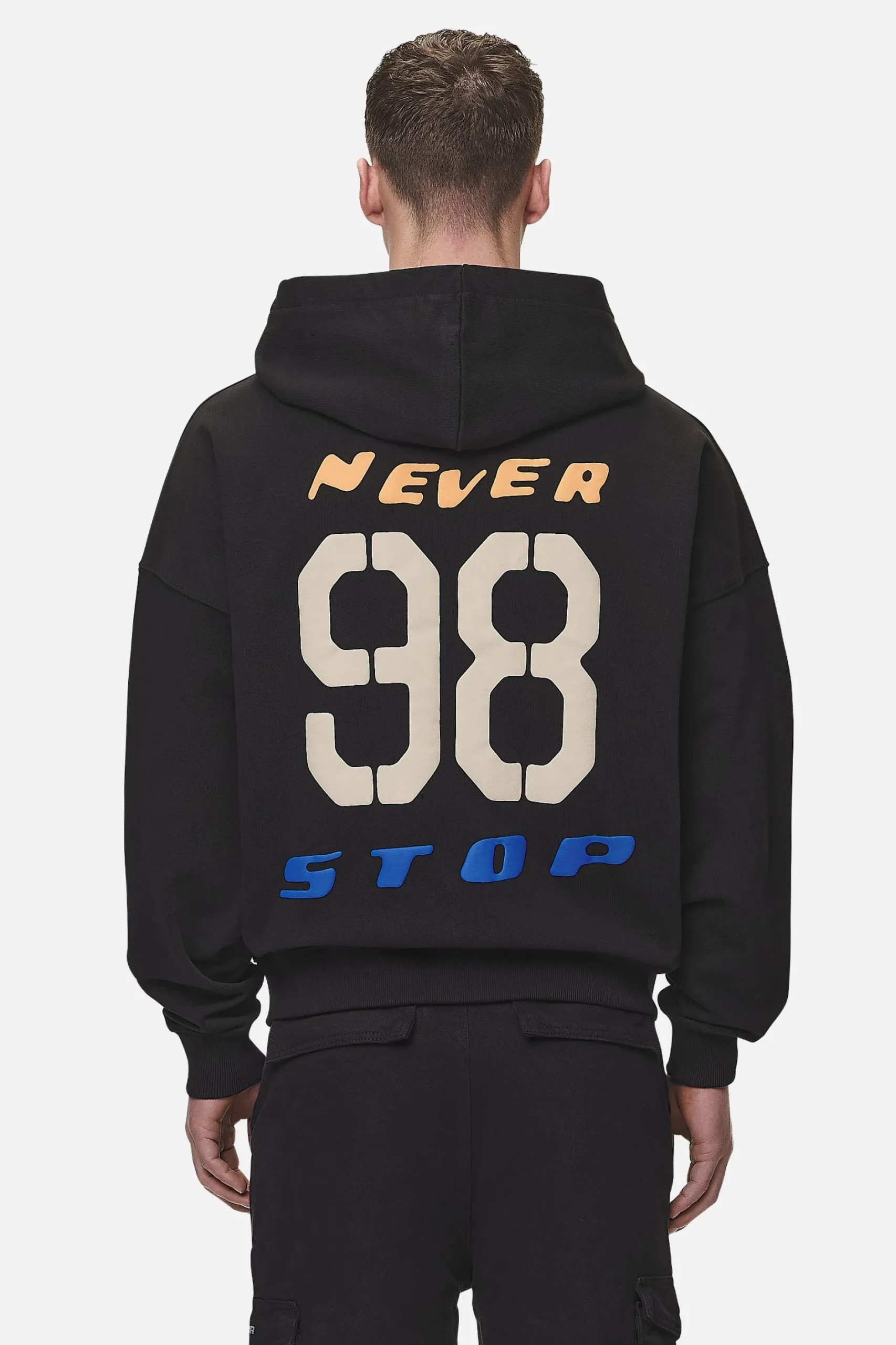 Pegador Hoodies|Zip Hoodies|Corey Terry Boxy Sweat Jacket Washed Black