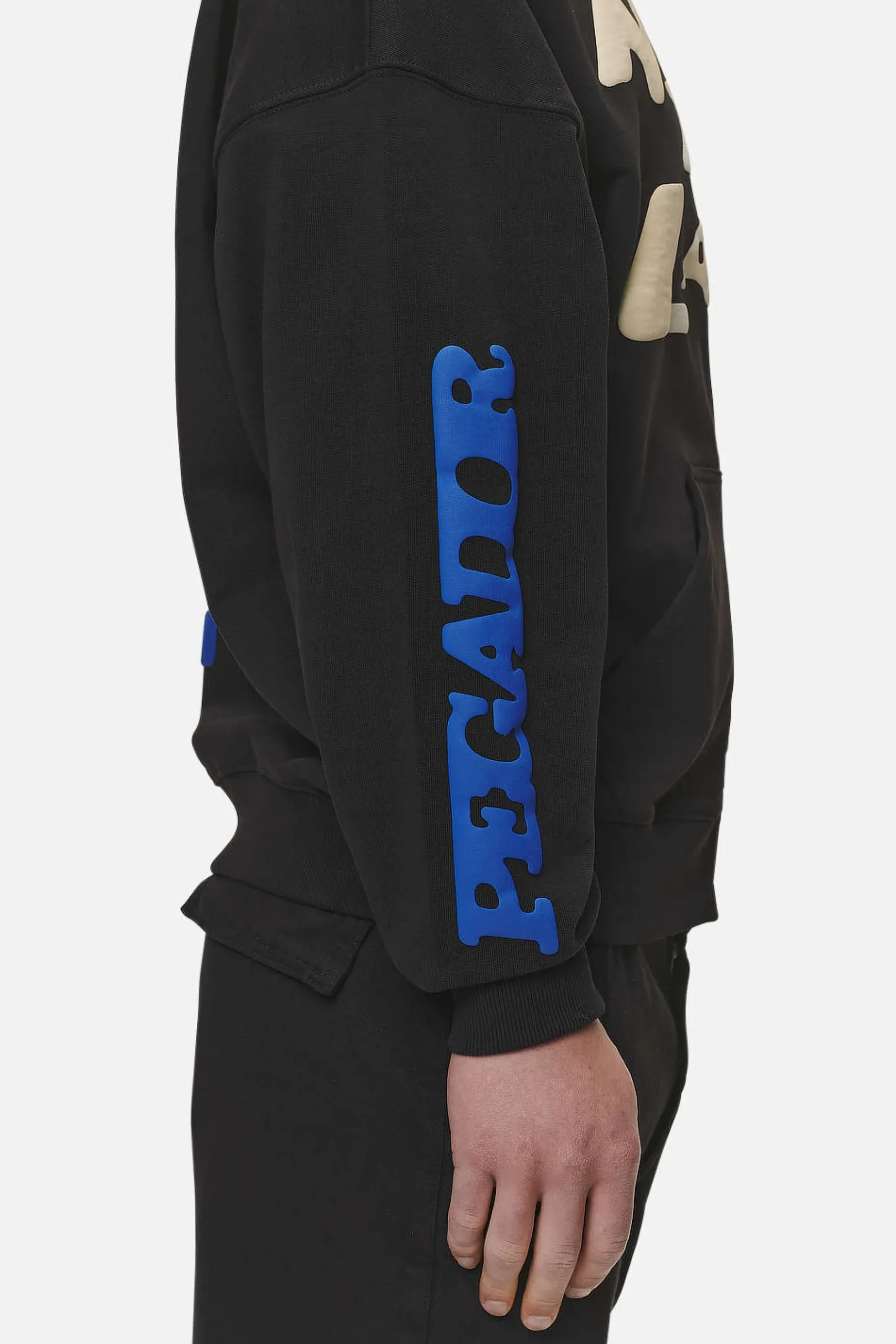 Pegador Hoodies|Zip Hoodies|Corey Terry Boxy Sweat Jacket Washed Black