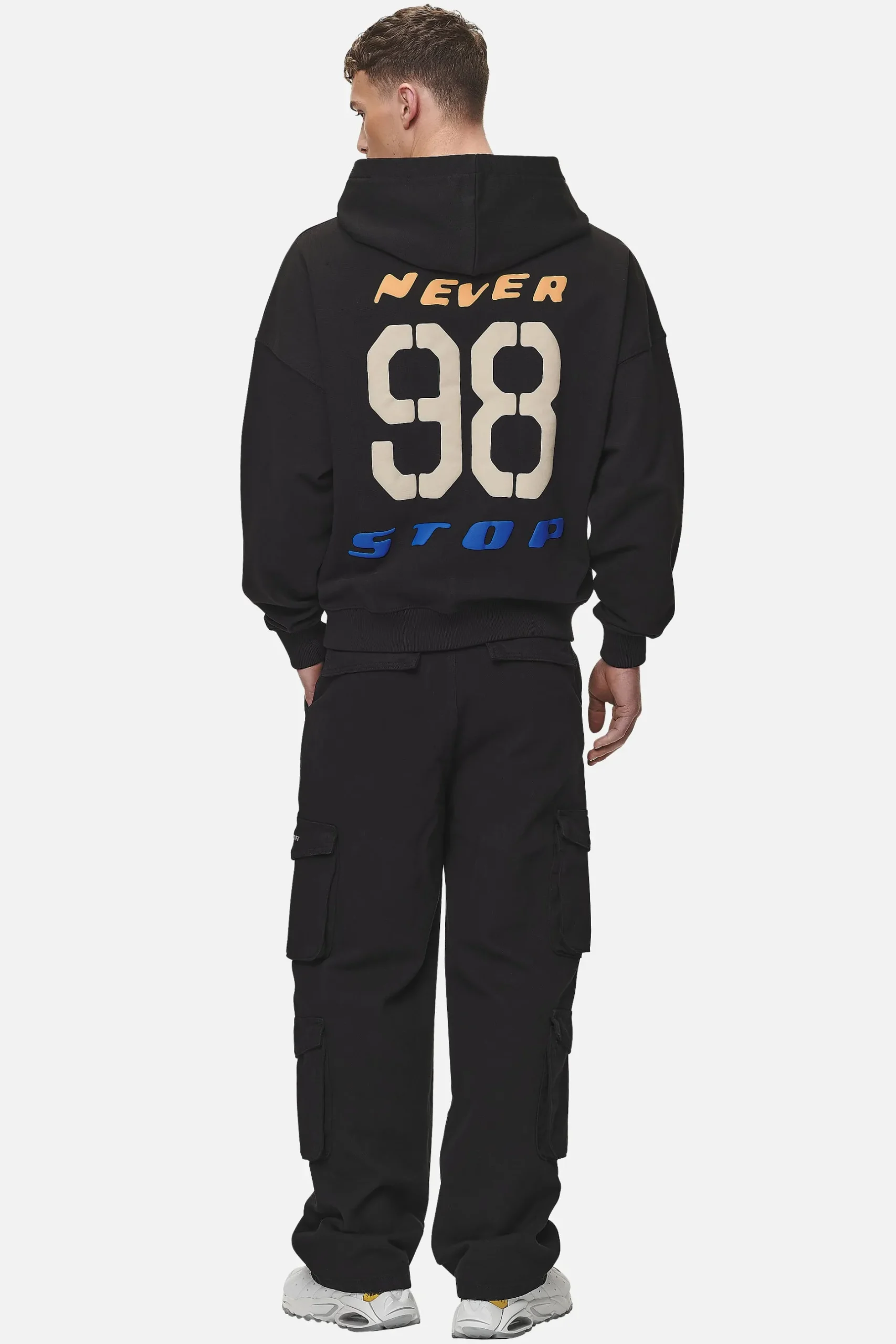 Pegador Hoodies|Zip Hoodies|Corey Terry Boxy Sweat Jacket Washed Black