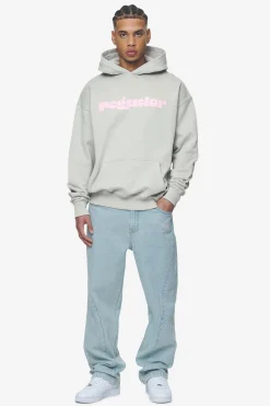 Pegador Hoodies|Cosmo Oversized Hoodie Washed Pearl Grey