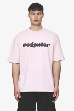 Pegador Tees|Cosmo Oversized Tee Washed bubblegum