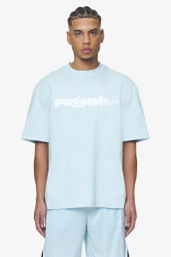 Pegador Tees|Cosmo Oversized Tee Washed baby blue