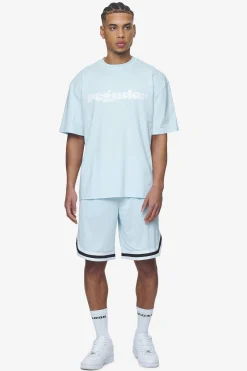 Pegador Tees|Cosmo Oversized Tee Washed baby blue
