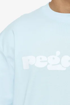 Pegador Tees|Cosmo Oversized Tee Washed baby blue